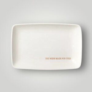 Magnolia Hearth & Hand Stoneware Letter Tray "you are made for this"